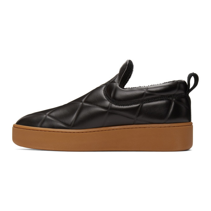 Bottega Veneta Black BV Quilt Sneakers Bottega Veneta