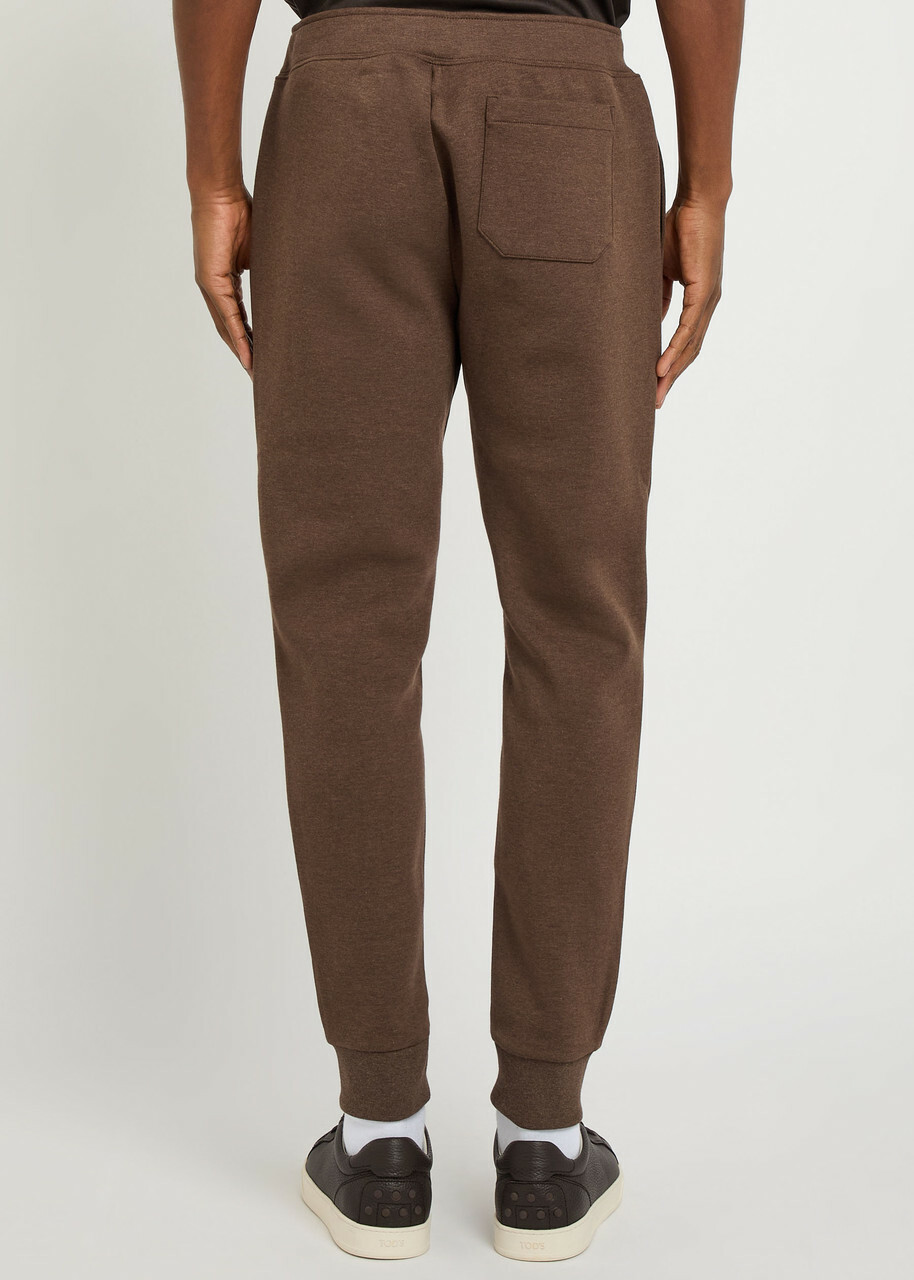 Polo Ralph Lauren Logo-embroidered Cotton-blend Sweatpants Brown