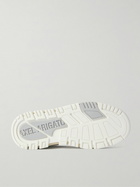 Axel Arigato - Area Lo Suede-Trimmed Leather Sneakers - Gray