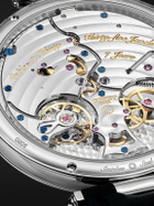 Bovet - 19Thirty 10th Anniversary Hand-Wound 42mm Stainless Steel and Leather Watch, Ref. No. NTS0118