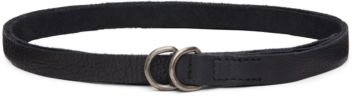 Photo: Guidi Black Leather Belt