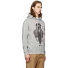 Burberry Grey Double Swan Hoodie