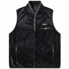 Manastash Men's Thermal Fleece Vest in Black