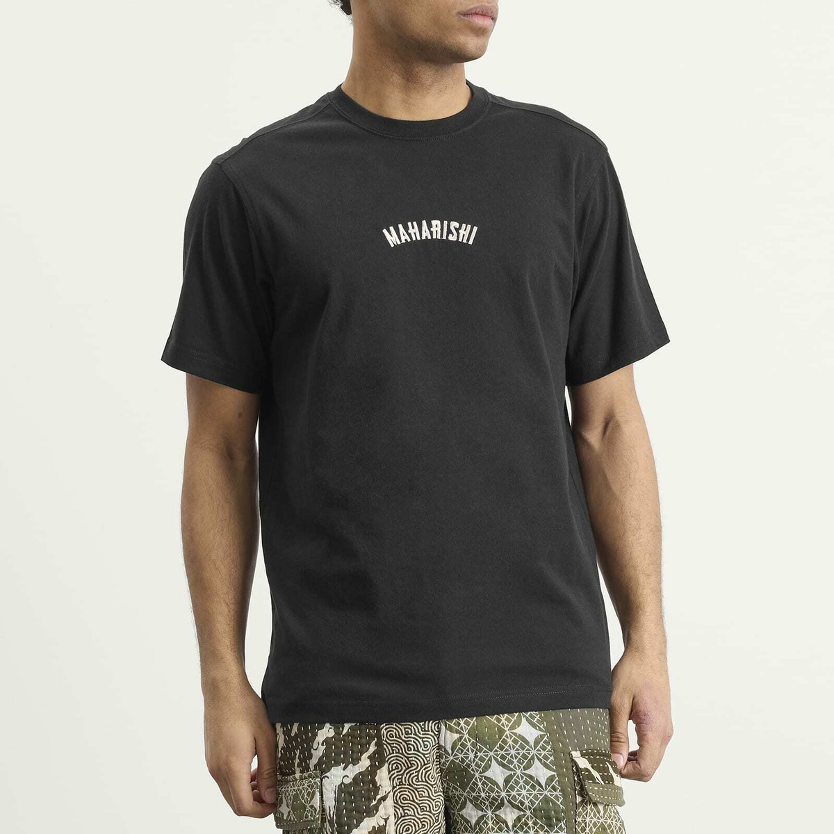 Maharishi Men's Organic Logo T-Shirt in Black