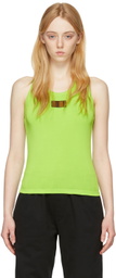 VTMNTS Green Barcode Tank Top