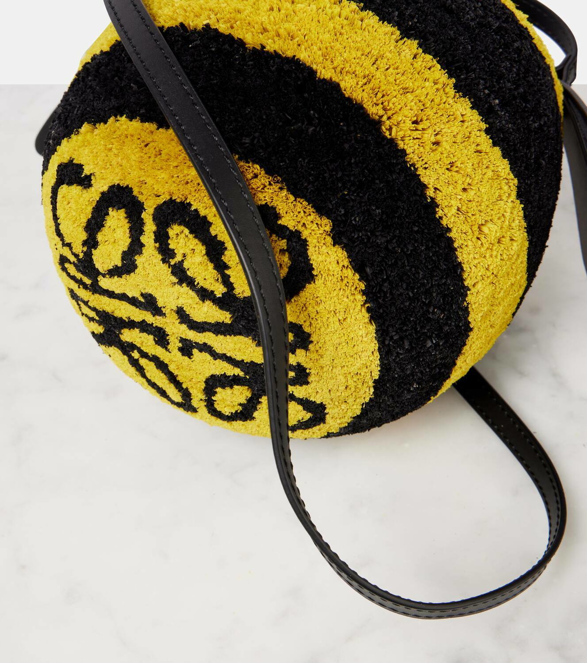 Loewe Paula's Ibiza Bee raffia crossbody bag