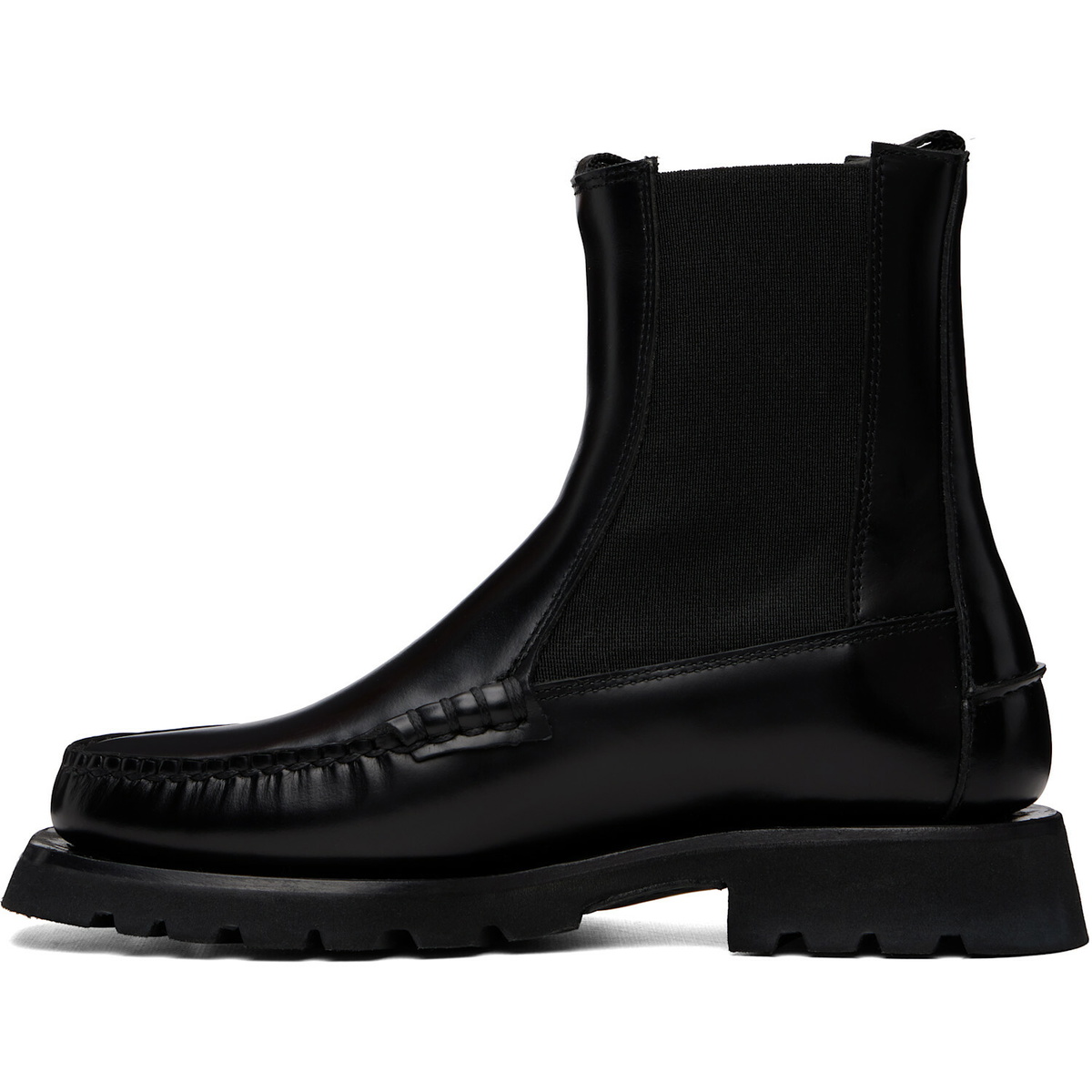 HEREU Black Alda Sport Chelsea Boots