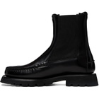 HEREU Black Alda Sport Chelsea Boots