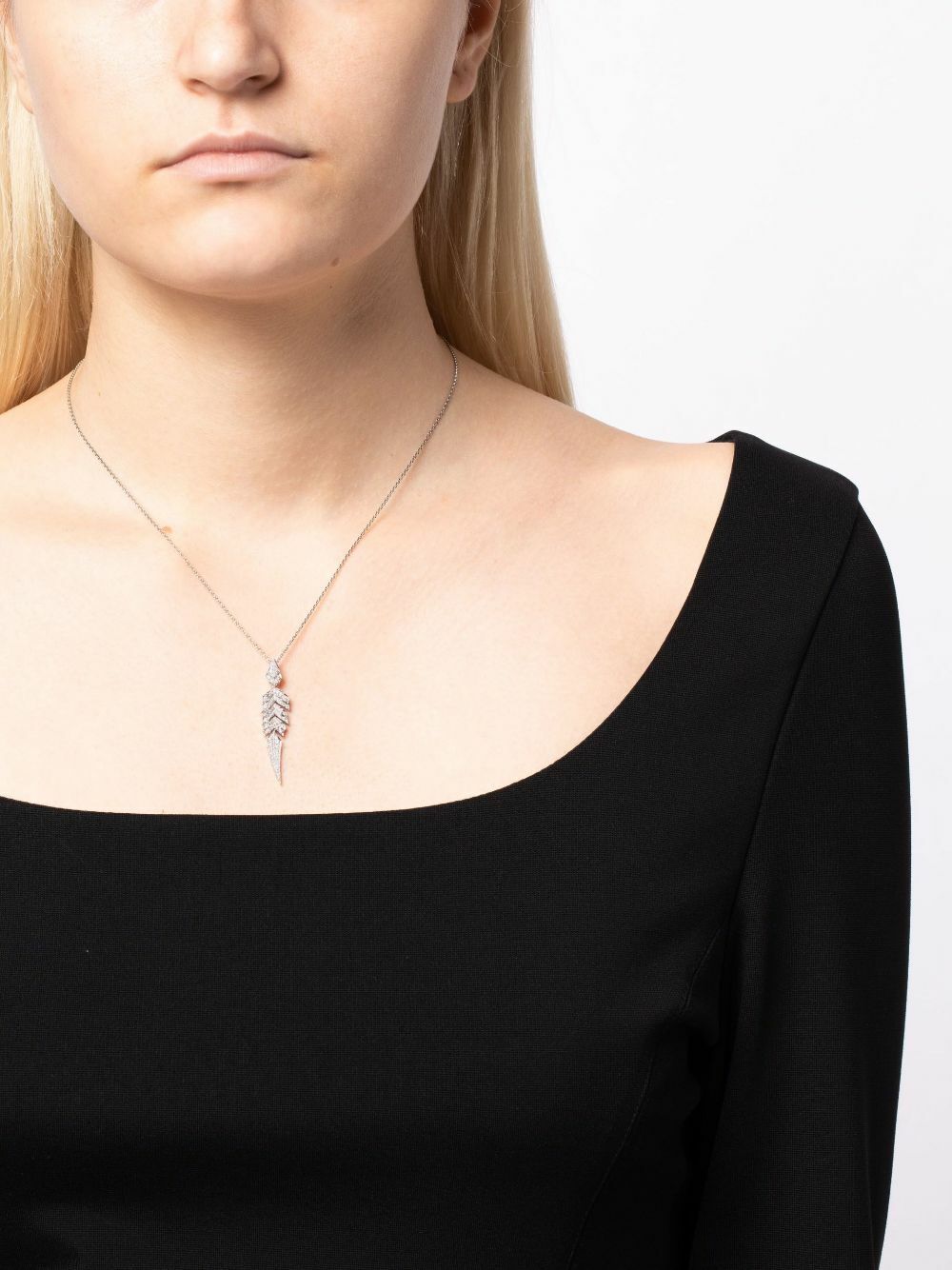 Stephen Webster 18K White Gold Magnipheasant Diamond Necklace