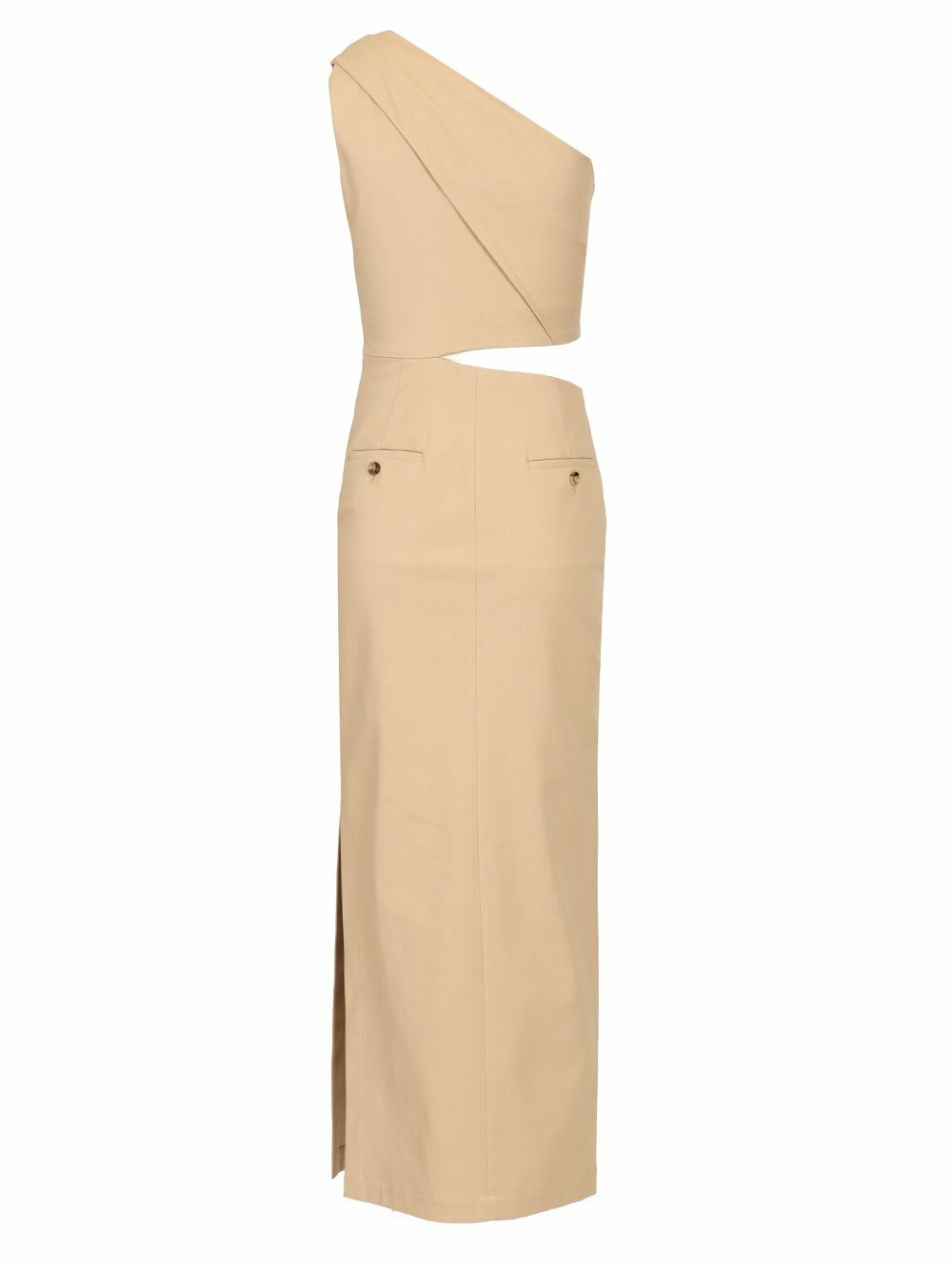 ☆MaxMara☆入手困難☆Cotton Twill Bodycon Dress/RUNWAY/NIEVO Close-fitting cotton twill dress, caramel | 