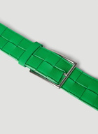 Maxi Intreccio Belt in Green