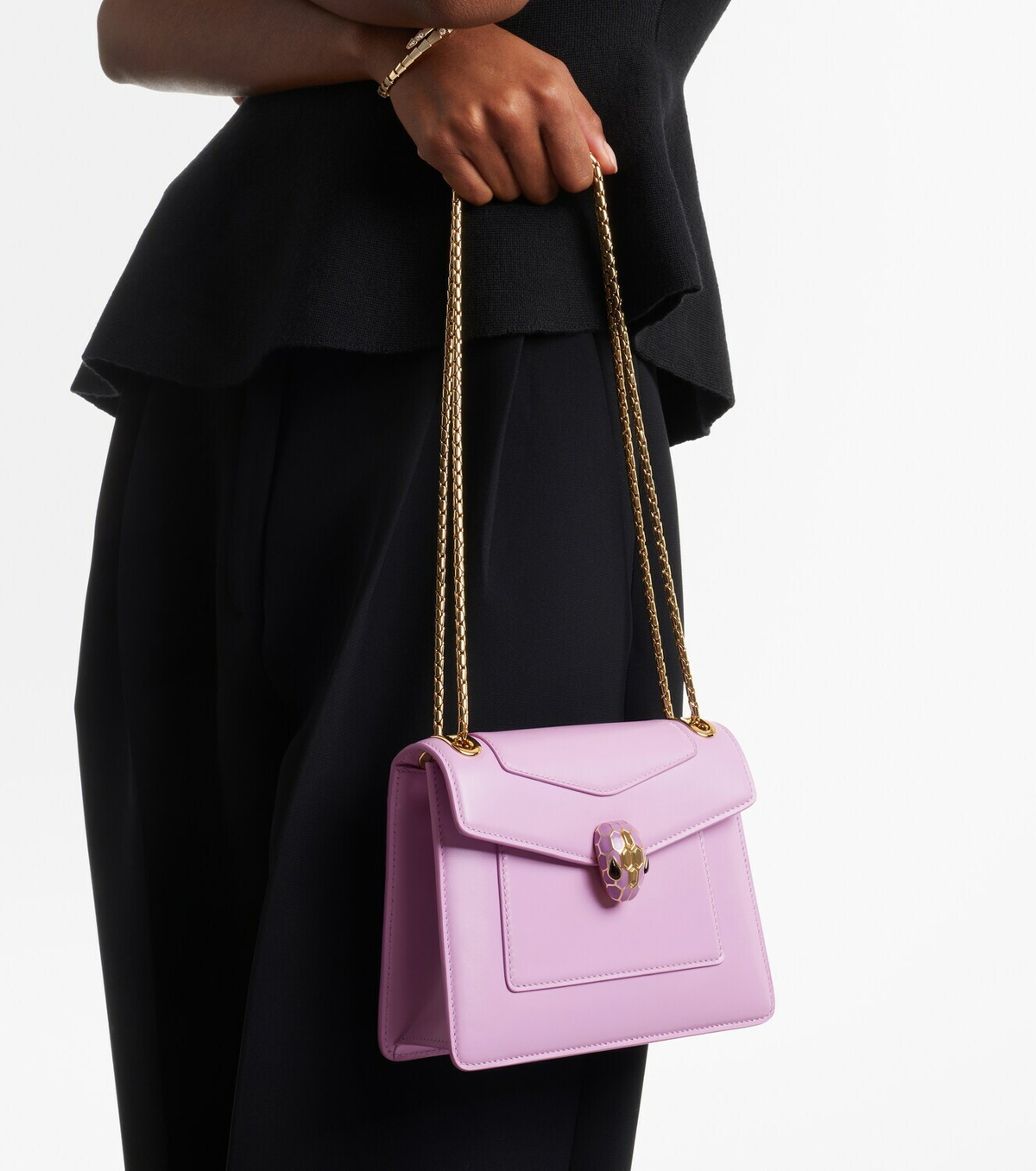 Bvlgari Serpenti Forever Small leather crossbody bag