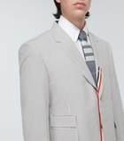 Thom Browne - Tricolor pinstriped cotton blazer