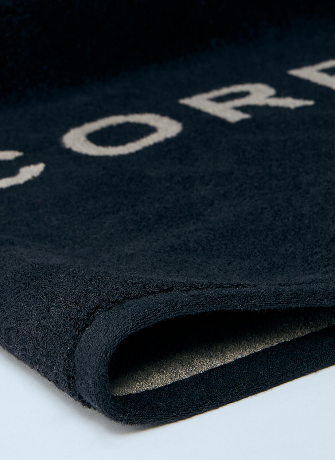 Rick Owens Logo Motif Beach Towel