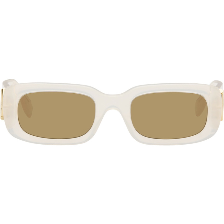 Photo: Fendi Off-White FF Diamonds Sunglasses