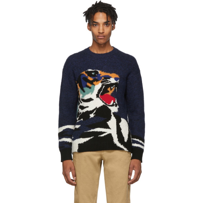 Photo: Kenzo Navy Big Tiger Sweater