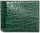 Rhude Croc-Embossed Bill Clip Wallet