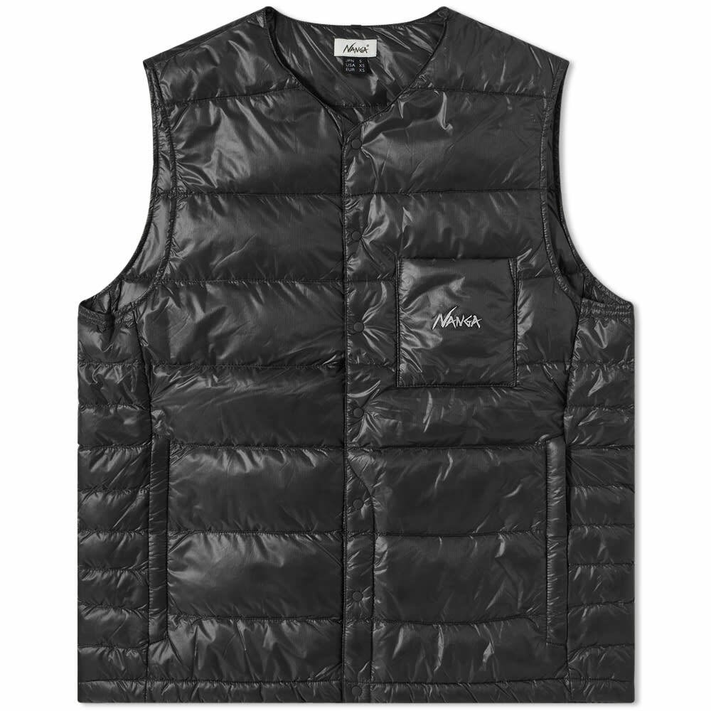 Nanga Men's Inner Down Vest in Black Nanga