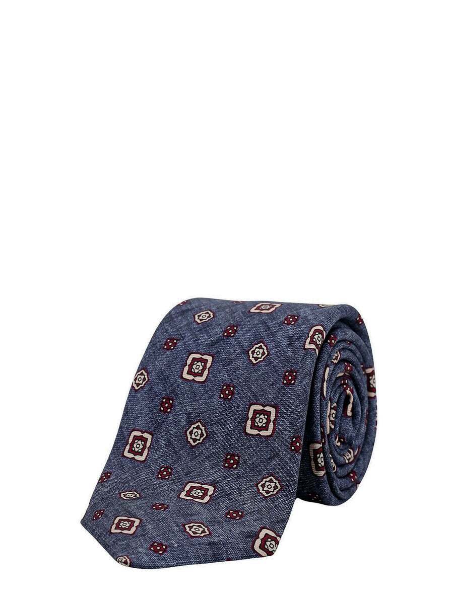 Kiton Ciro Paone Tie Blue Mens Kiton