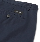 Balenciaga - Navy Cotton-Twill Trousers - Navy