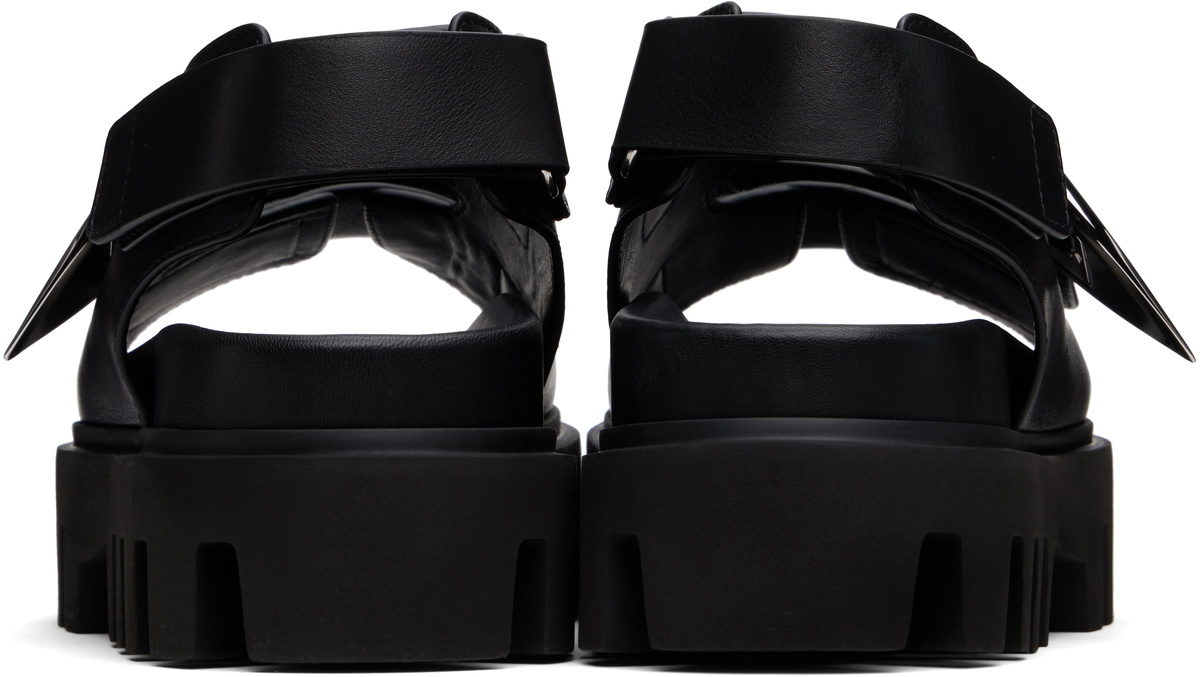 McQueen Black Parachute Sandals