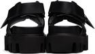 McQueen Black Parachute Sandals