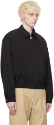LE17SEPTEMBRE Black Oversized Bomber Jacket