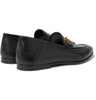 Gucci - Brixton Horsebit Collapsible-Heel Leather Loafers - Men - Black