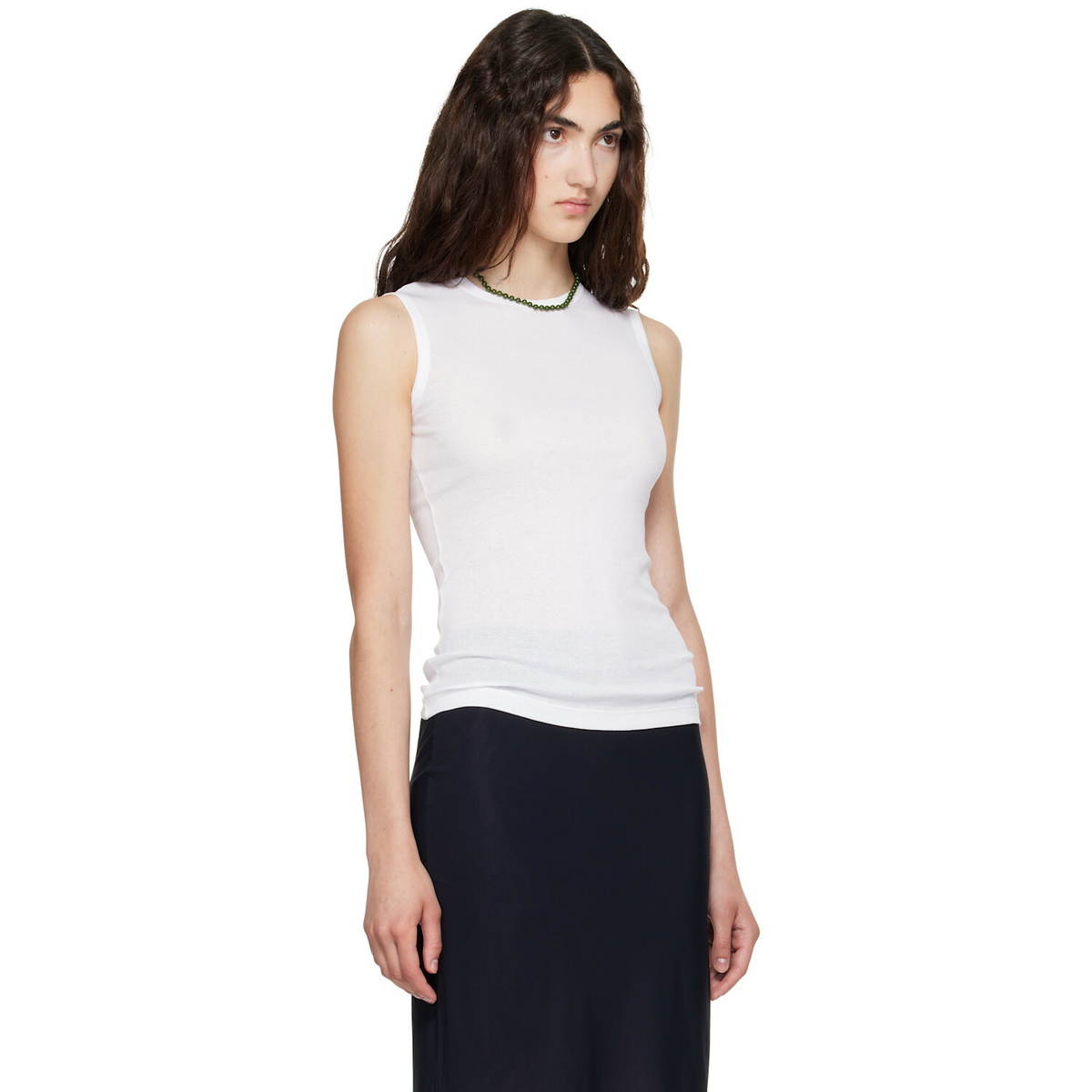 FLORE FLORE White Esmé LW Tank Top