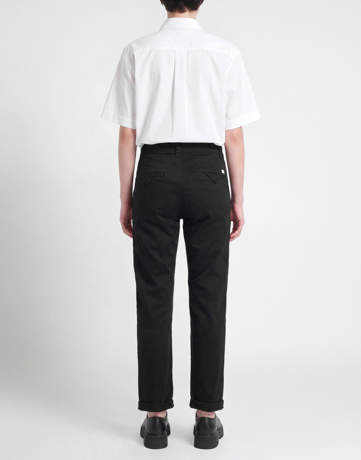 Manila Grace Womens Jeans in Black