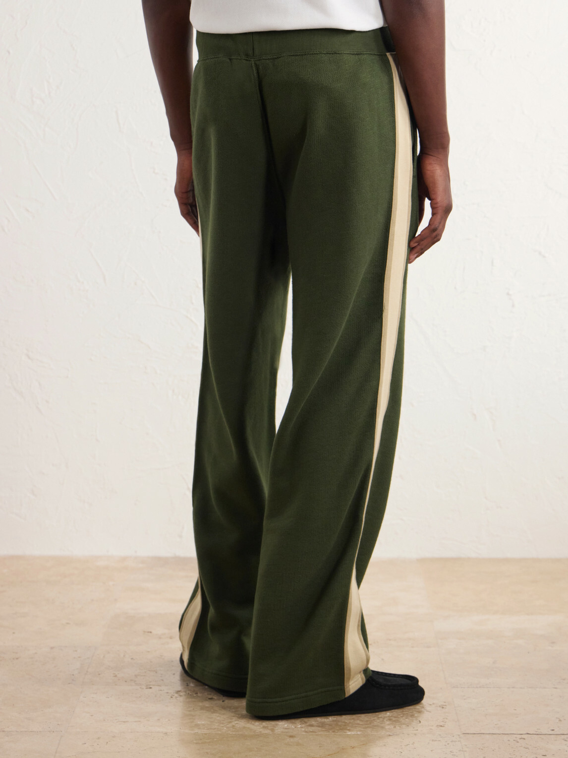 Aimé Leon Dore - Straight-Leg Striped Cotton Sweatpants - Green