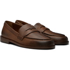 Marsèll Brown Mocasso Leather Loafers