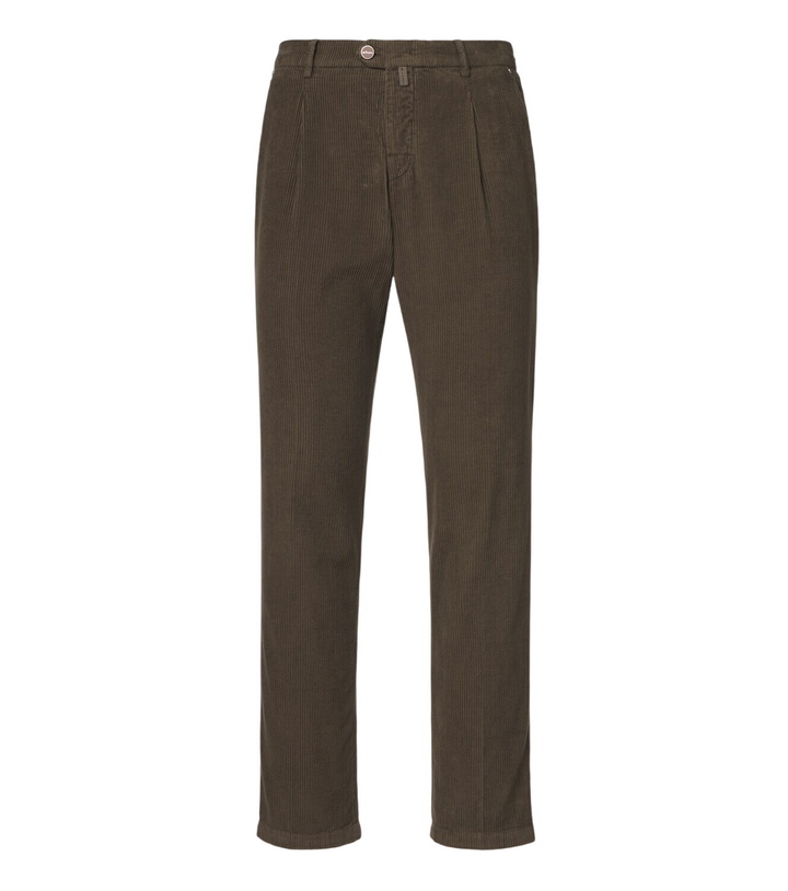 Photo: Kiton Cotton corduroy tapered pants