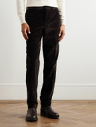 Loro Piana - Jarno Hamptons Straight-Leg Cotton-Corduroy Trousers - Brown