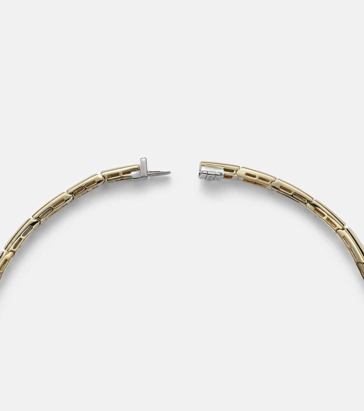 Yeprem Golden Strada 18kt gold necklace with diamonds