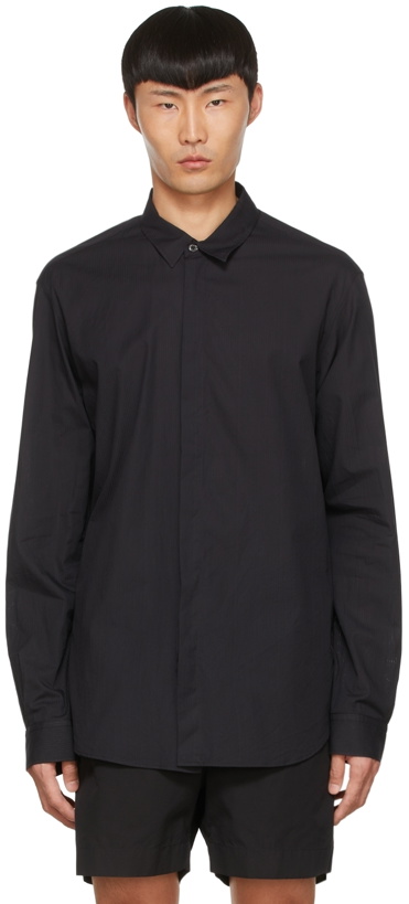 Photo: Ann Demeulemeester Black Cotton Shirt