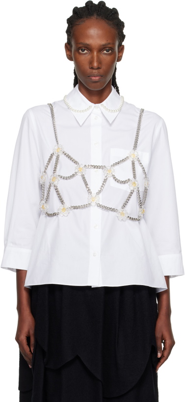 Photo: Noir Kei Ninomiya Silver Petal Body Chain