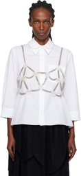 Noir Kei Ninomiya Silver Petal Body Chain