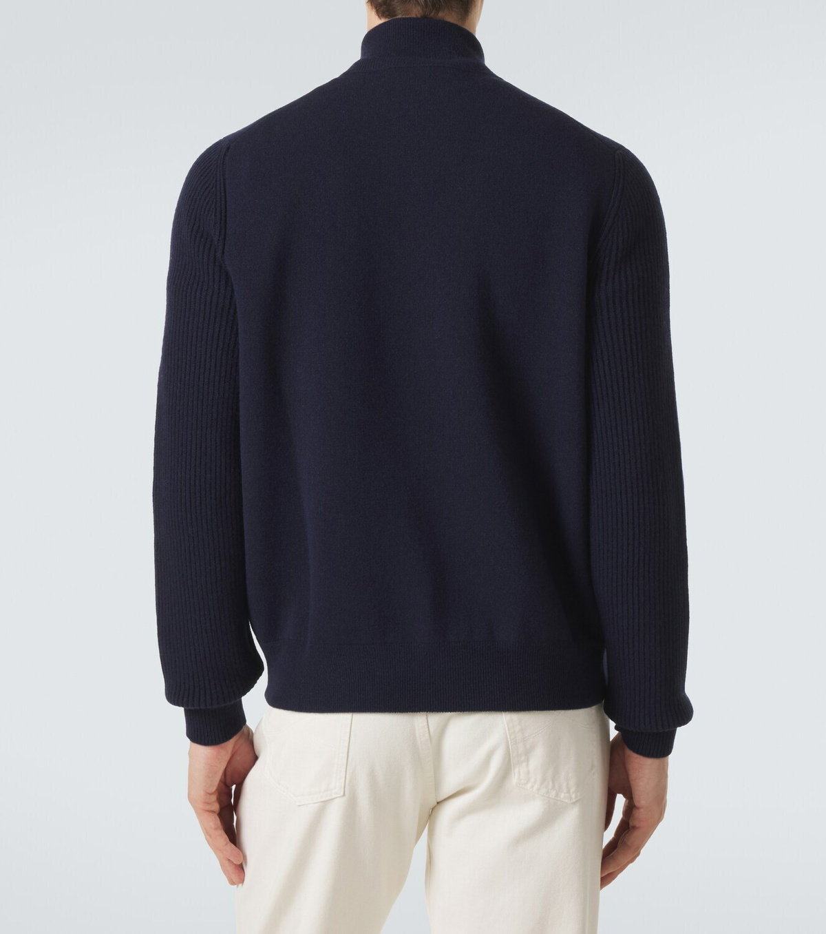 Lardini Knitted wool-blend jacket