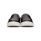 Comme des Garcons Homme Black Leather Steer Sneakers