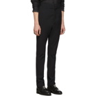 Deepti Black Low Crotch Membrane Trousers