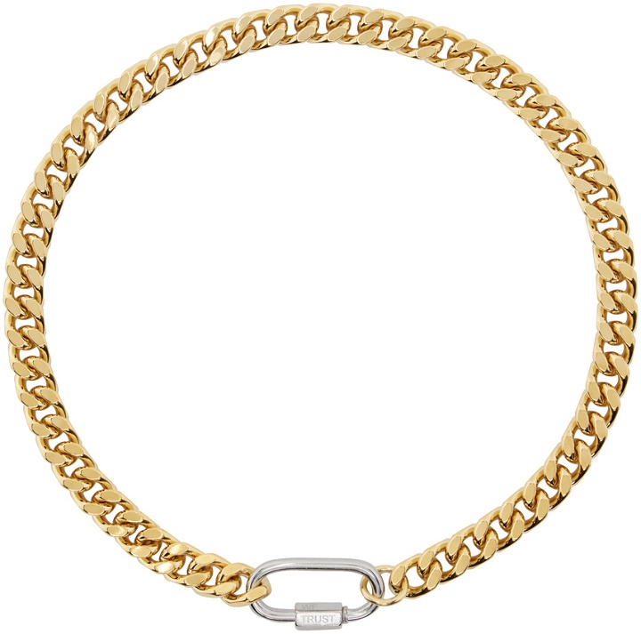 Photo: IN GOLD WE TRUST PARIS Gold Curb Chain Necklace