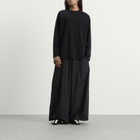 Y-3 Men's Oversized Gradient Stripes Long Sleeve T-Shirt in Black