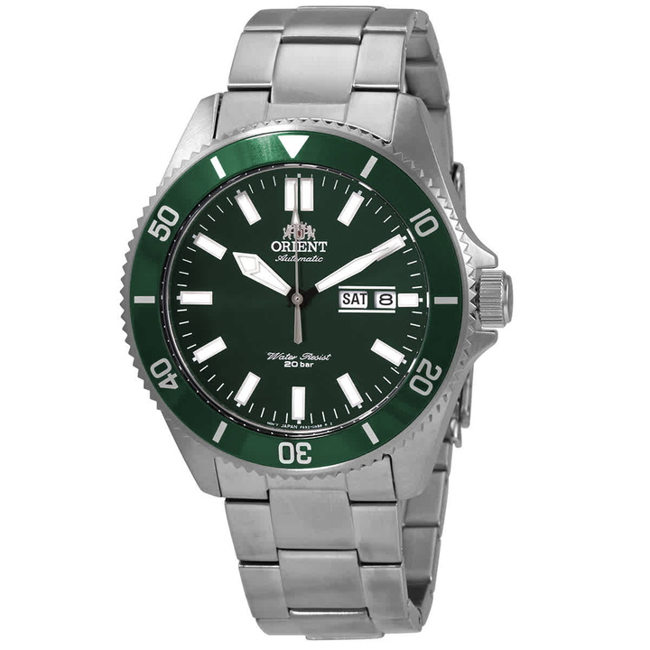 Photo: Orient Kanno Automatic Green Dial Mens Watch RA-AA0914E19B