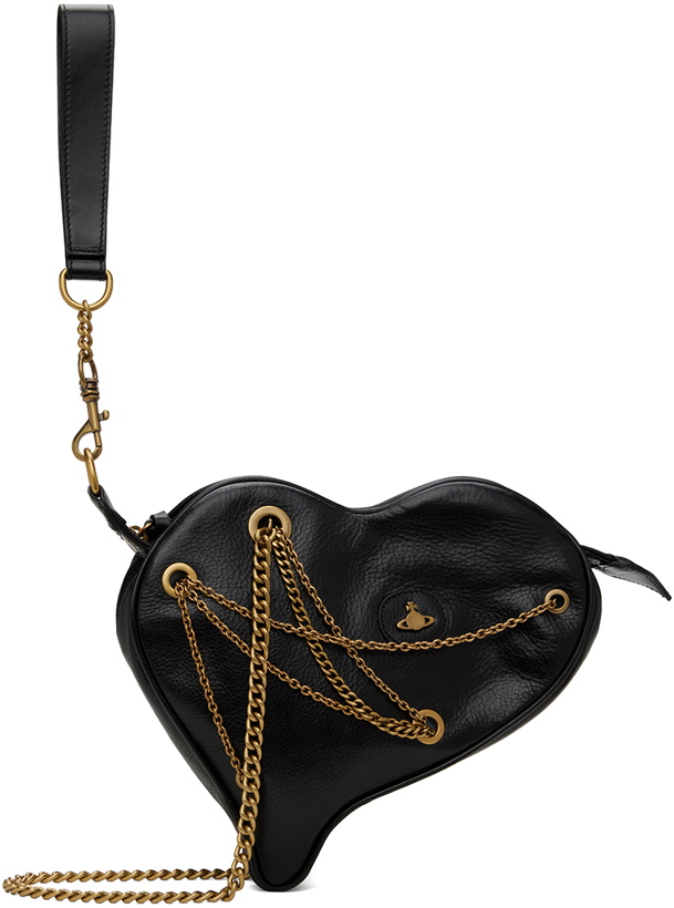 Photo: Vivienne Westwood Black Cora AK Heart Bag