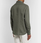 Altea - Bond Linen Shirt - Green