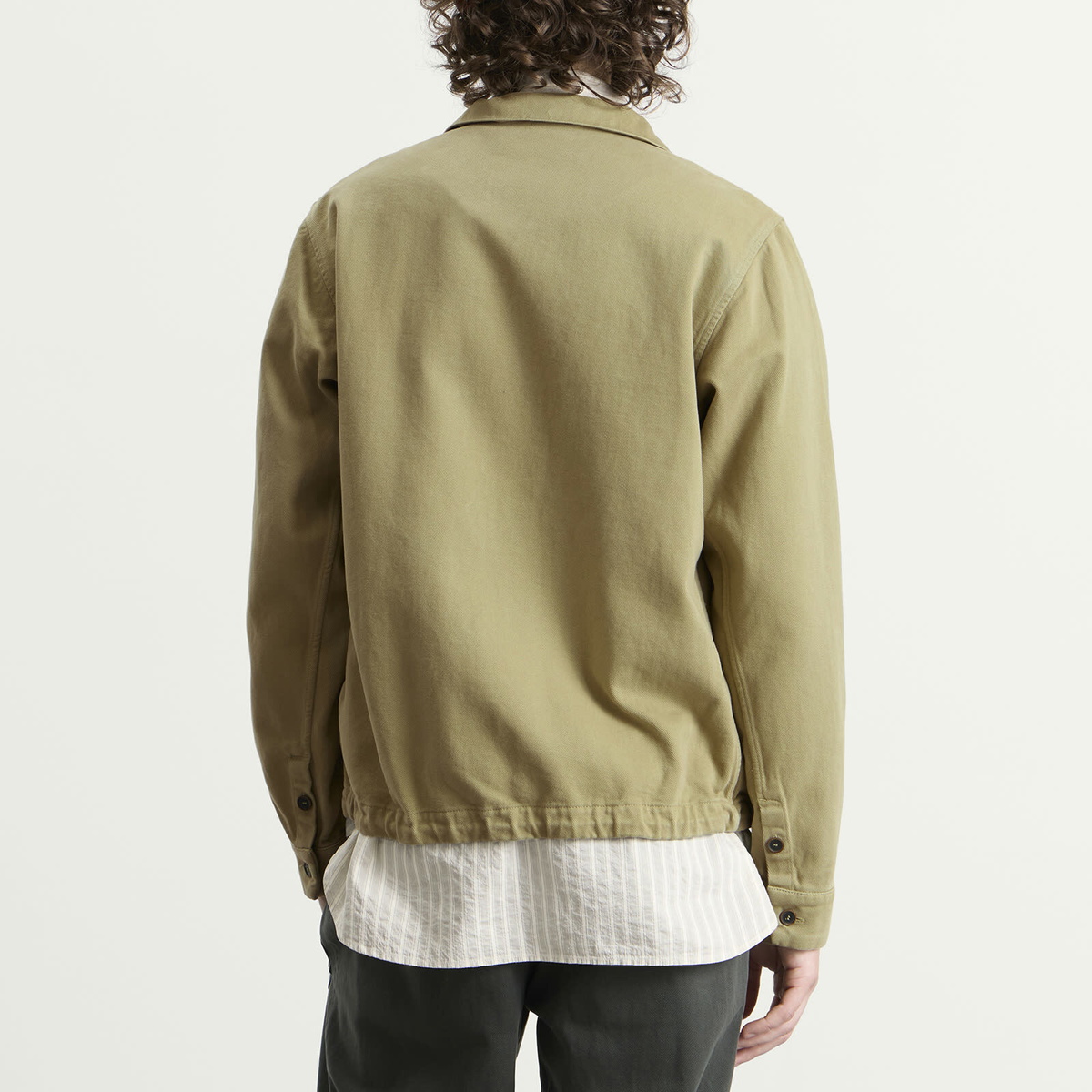 Ranra Men's Epitome Cotton Overshirt in Boa