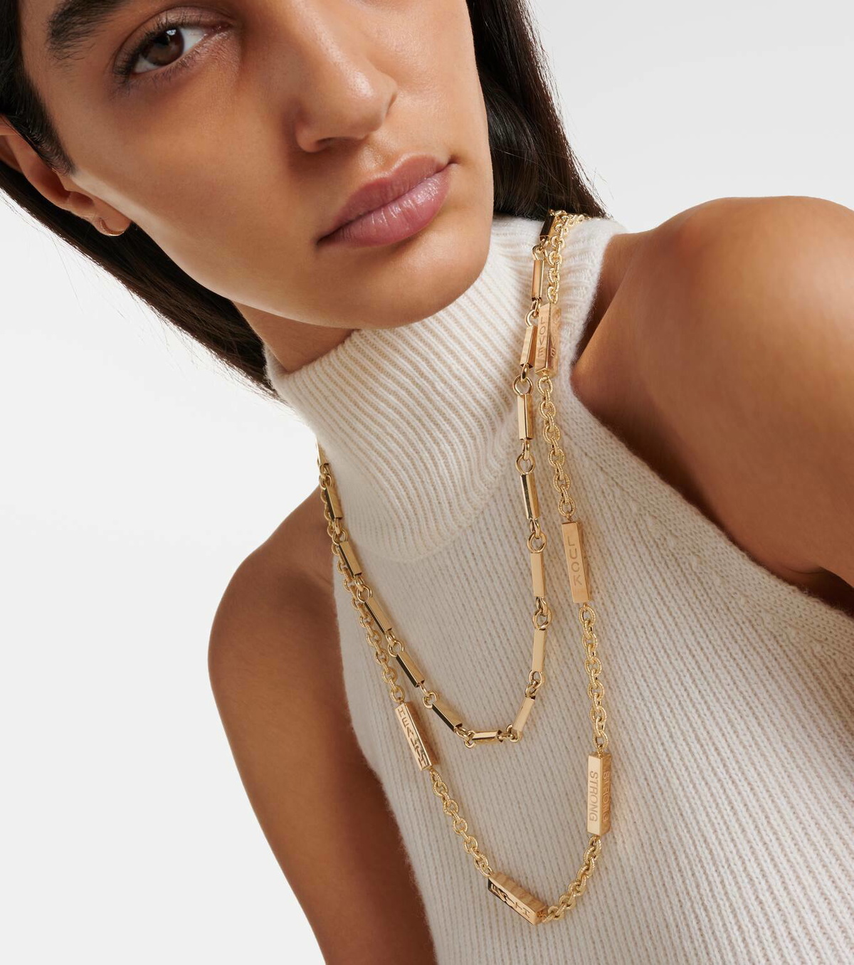 Lauren Rubinski Miuccia 14kt gold necklace