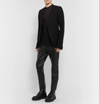 Rick Owens - Black Slim-Fit Wool-Blend Seersucker Suit Jacket - Black