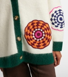 Alémais Crochet mohair and wool-blend cardigan